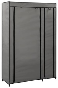 vidaXL 282425  Folding Wardrobes 2 pcs Grey 110x45x175 cm Fabric