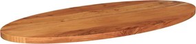 vidaXL Επιφάνεια Τραπεζιού Οβάλ 110x40x2,5 εκ. Μασίφ Ξύλο Ακακίας