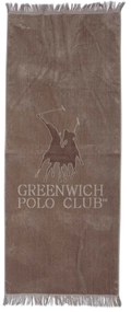 Πετσέτα Θαλάσσης - Παρεό 2811 Beige Greenwich Polo Club Θαλάσσης 70x170cm 100% Βαμβάκι