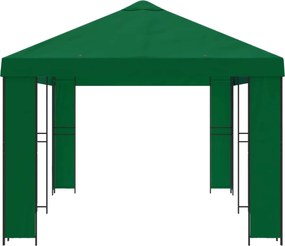 vidaXL Κήπος Γκαζebo 6 x 3 m Πράσινο Πολυεστέρας και Χάλυβας 190
