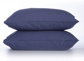 Μαξιλαροθήκες Basic (Σετ 2τμχ) Indigo Nef-Nef 52 X 72 100% Βαμβάκι