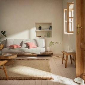 Ριχτάρι Lined 390/ 15 Rock Grey Gofis Home Πολυθρόνα 180x180cm Cotton-Polyester