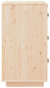 vidaXL Κομοδίνο 40x40x75 εκ. από Μασίφ Ξύλο Πεύκου