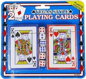 Σετ 2 Τράπουλες με Ζάρια - Playing Cards