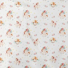 Πάνα Χασέ (80x80) Dimcol Unicorn 209 White-Salmon