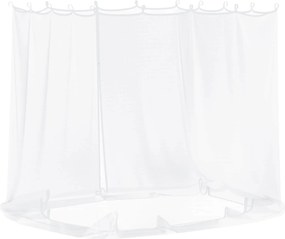 vidaXL Κουνούπι για Περίπτερο 220 mesh Λευκό 2 x 2 x 2 m Πολυεστέρας