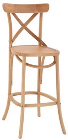 ΣΚΑΜΠΟ ΞΥΛΙΝΟ GIOLIANA HM8750.01 ΑΠΟ ΟΞΙΑ ΦΥΣΙΚΟ ΜΕ PLYWOOD ΚΑΘΙΣΜΑ 46x46x109Υ εκ.