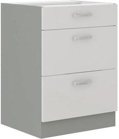 Επιδαπέδιο ντουλάπι Ingrid 60 D 3S-Leuko