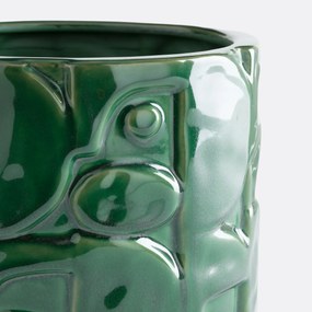 Κασπώ από ανάγλυφο κεραμικό, διαμέτρου 21 εκ., KYRIA