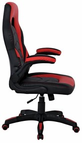 Καρέκλα gaming Mesa 433, Κόκκινο, Μαύρο, 115x71x67cm, Με μπράτσα, Με ρόδες, Μηχανισμός καρέκλας: Κλίση | Epipla1.gr