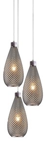 SE4285-03 SM DARIO PENDANT SMOKE GLASS+