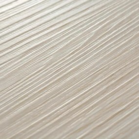 vidaXL Πλάκες Δαπέδου 18 pcs Λευκός 5,26 τ.μ. PVC
