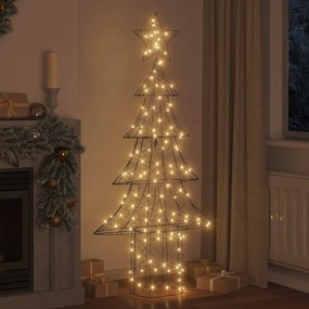 vidaXL Χριστουγεννιάτικο Δέντρο 240 LED Θερμό λευκό 180 cm Ρατάν