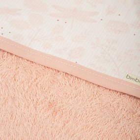 Κάπα Μπουρνούζι Dafne Salmon 100x100cm. BimbiDreams