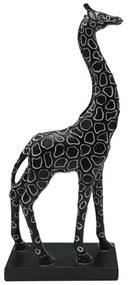 Διακοσμητικό Αντικείμενο Επιτραπέζιο Giraffe 279-223-224 14x6x33cm Black-White Πολυρεσίνη