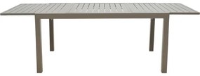 Τραπέζι Lafla Επεκτεινόμενο Αλουμίνιο Σαμπανιζέ 160-240x100x75εκ. 240x90x75 εκ.