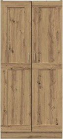 vidaXL Ντουλάπι Τεχνίτης Δρυς 82,5x30,5x185 εκ. από Επεξεργασμένο Ξύλο