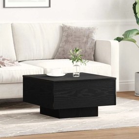 vidaXL Τραπεζάκι σαλονιού Μαύρη Οξυά 55 x 55 x 31 cm
