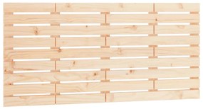 vidaXL Κεφαλάρι Επιτοίχιο 156 x 3 x 63 εκ. από Μασίφ Ξύλο Πεύκου