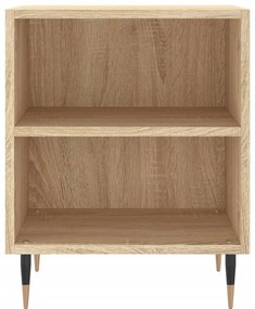 vidaXL Κομοδίνα 2 τεμ. Sonoma Δρυς 40x30x50 εκ. από Επεξεργασμένο Ξύλο