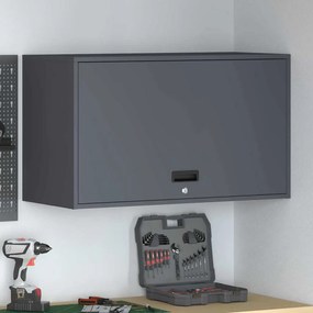 vidaXL Ντουλάπι τοίχου για γκαράζ Ανθρακί 90 x 40 x 53 εκ