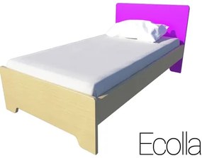 Παιδικό Μονό Κρεβάτι Φούξια 90x190 Irven Ecolla