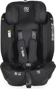 Κάθισμα Αυτοκινήτου ISOfix (76-150εκ. Ύψος) Moni i-Safe i-Size Black
