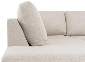 Γωνιακός Καναπές Scandinavian Choice C161, Ανοιχτό καφέ, 344x199x80cm