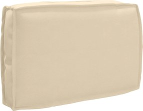 vidaXL Μαξιλάρι Μπεζ 60 x 40 x 12 cm Ύφασμα Όξφορντ