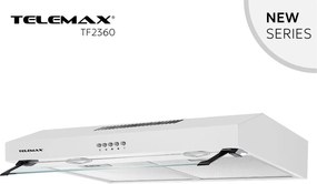 Απορροφητήρας κουζίνας ελεύθερος 60cm Telemax TF2360 λευκός