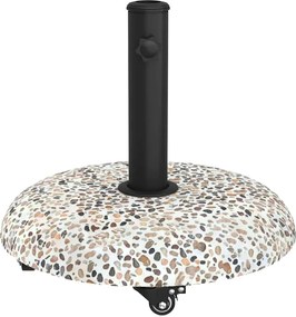 vidaXL Βάση ομπρέλας Πολύχρωμο Ø 45 x 40 cm Σκυρόδεμα