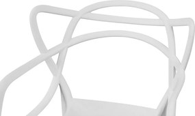 Καρέκλα Abstract-Λευκό (4) τεμάχια