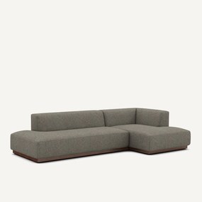 Γωνιακός καναπές δεξιός σε ύφασμα τουίντ, JACOPO