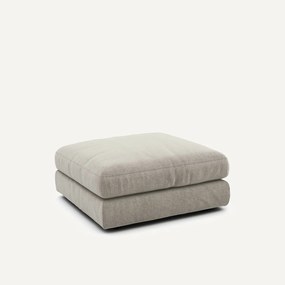 Σκαμπό ποδιών από βελούδινο chenille ύφασμα, Skander