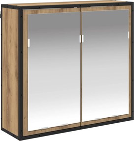 vidaXL Σετ Επίπλων Μπάνιου με συρτάρι Artisan Oak Επεξεργασμένο ξύλο