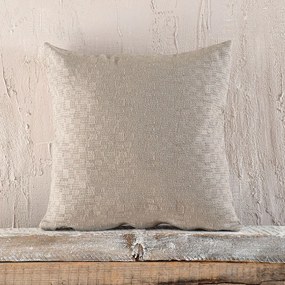 Μαξιλαροθήκη Διακοσμητική Ermis Beige Ρυθμός 40Χ40 Βαμβάκι-Πολυέστερ