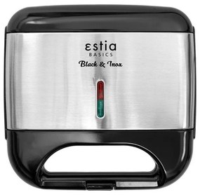 ESTIA ΤΟΣΤΙΕΡΑ BLACK &amp; INOX 2 ΘΕΣΕΩΝ 800w
