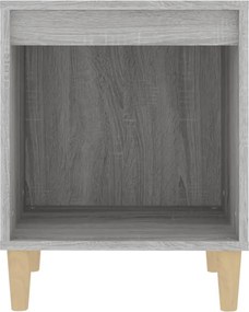vidaXL Κομοδίνο Γκρι Sonoma 40x35x50 εκ.