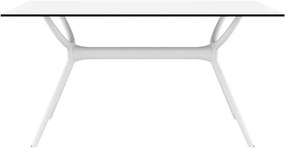 Τραπέζι Air 140Χ80Εκ. White Laminate 12Mm