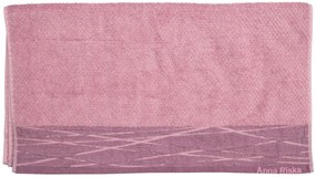 Πετσέτα 70x140 Nefeli με Κεντητό Λογότυπο 3 Lilac Pink