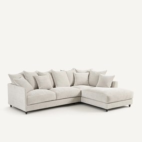 Γωνιακός καναπές-κρεβάτι από ανακυκλωμένο πολυεστέρα, Lazare