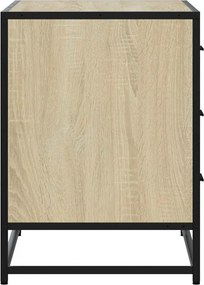 vidaXL Ντουλάπι συρταριών Sonoma Oak Κατασκευασμένο ξύλο