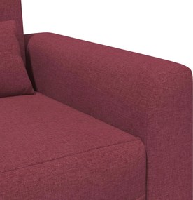 vidaXL Πολυθρόνα Κόκκινο Ύφασμα