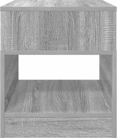 vidaXL End Table 2 pcs Γκρίζο Σονομα 40,5 x 40 x 45 εκ