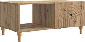 vidaXL Τραπεζάκι σαλονιού Artisan Δρυς 90 x 50 x 40 cm