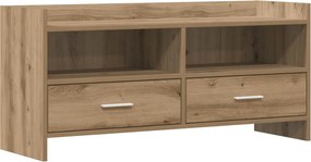 vidaXL Ντουλάπι TV 100 x 33 x 47 εκ Artisan Δρυς Επεξεργασμένο Ξύλο