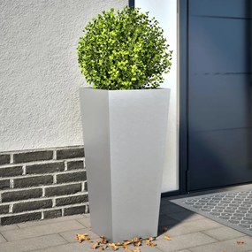 vidaXL Ζαρντινιέρες Κήπου 2 τεμ. 35x35x75 εκ. από Γαλβανισμένο Χάλυβα