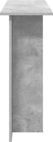 vidaXL Τραπέζι κονσόλας Γκρι Σκυροδέματος 100 x 30 x 75 εκ