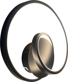 LED Απλίκα Τοίχου Lucero 13W Μαύρο