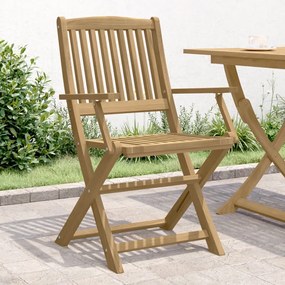 vidaXL Καρέκλες Κήπου Πτυσσόμενες 4 τεμ 57,5x54,5x90 εκ. Μασίφ Ακακία